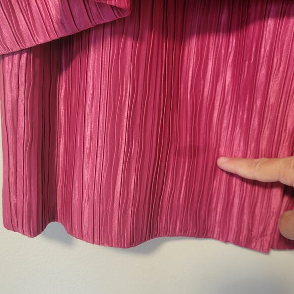 Natasia Collection New York 2 Piece Jacket Skirt Set‎ Pink Womens Size 20 Formal - Picture 14 of 14